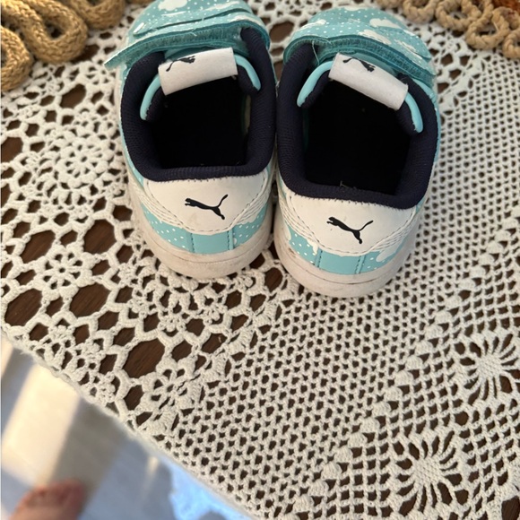 Puma Toddler  Cloud Pattern Sneakers - Light Blue - Picture 2 of 4